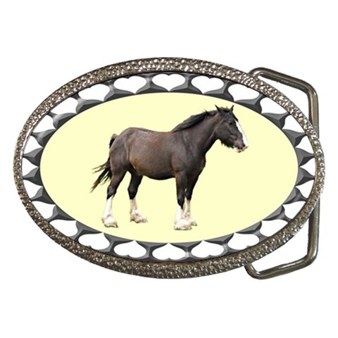 Clydesdale Belt Buckle from UrbanLoad.com Front