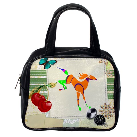 Bucking horse Classic Handbag (One Side) from UrbanLoad.com Front