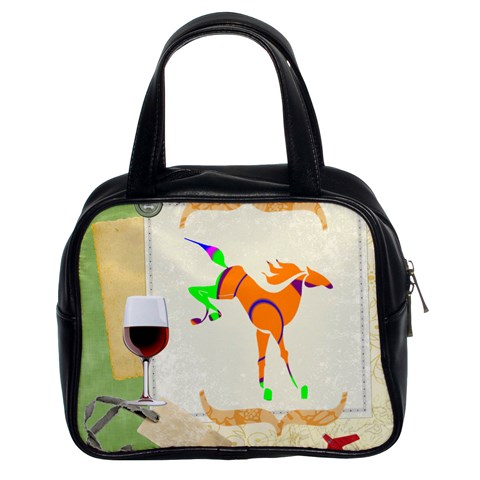 Bucking horse Classic Handbag (Two Sides) from UrbanLoad.com Front