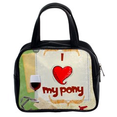 I love my pony Classic Handbag (Two Sides) from UrbanLoad.com Front
