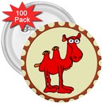Camel 3  Button (100 pack)