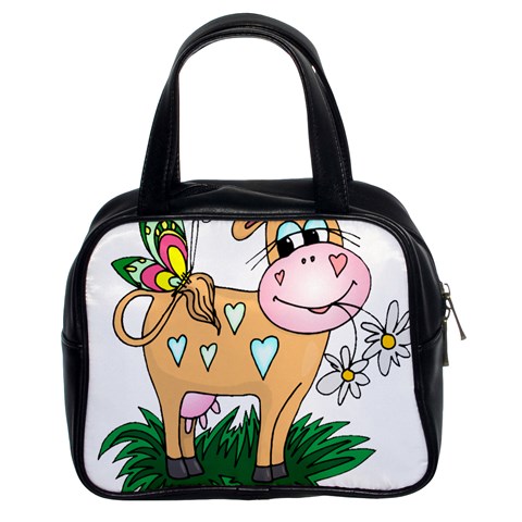 Cute cow Classic Handbag (Two Sides) from UrbanLoad.com Front