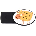 Funky sheep USB Flash Drive Oval (2 GB)