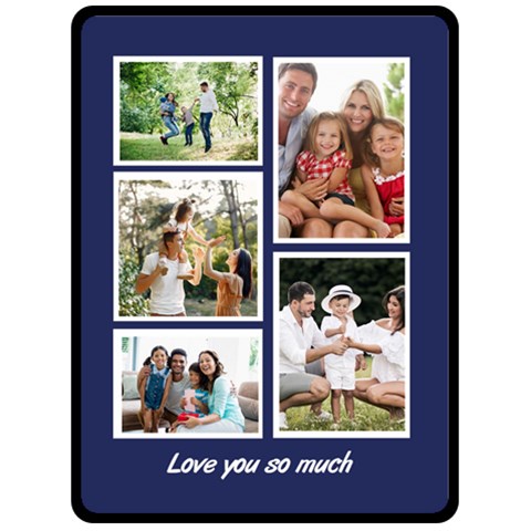 Family Name Large Blanket Fleece Blanket (Large) from UrbanLoad.com 80 x60  Blanket Front