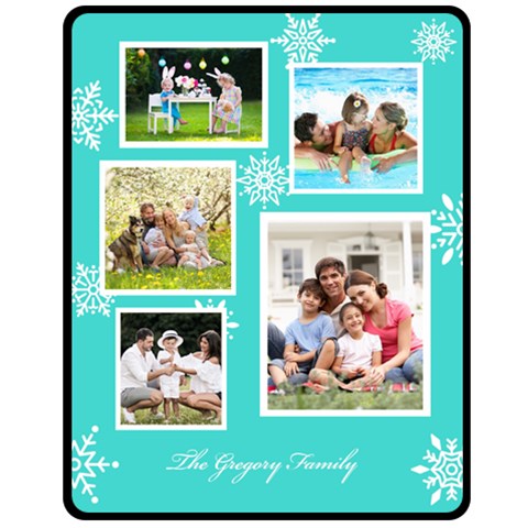 Family Name Medium Blanket Fleece Blanket (Medium) from UrbanLoad.com 60 x50  Blanket Front