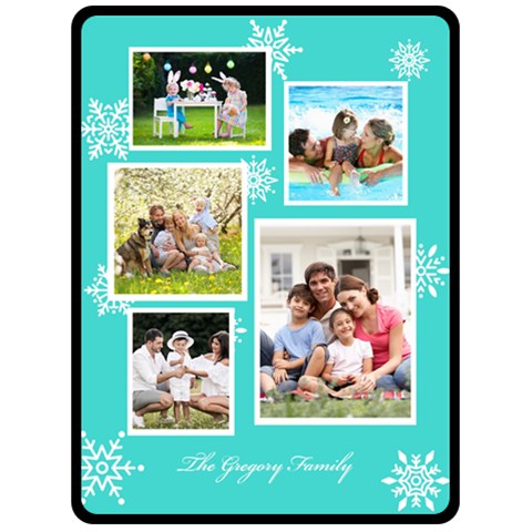 Family Name Large Blanket Fleece Blanket (Large) from UrbanLoad.com 80 x60  Blanket Front