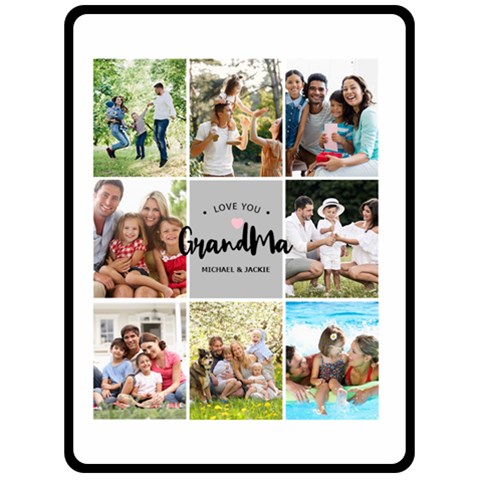 Personalized Love You Large Blanket Fleece Blanket (Large) from UrbanLoad.com 80 x60  Blanket Front