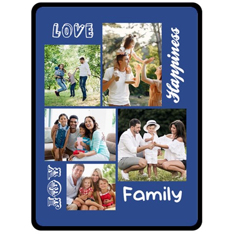 Personalized Family Large Blanket Fleece Blanket (Large) from UrbanLoad.com 80 x60  Blanket Front