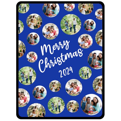 Christmas Family Large Blanket Fleece Blanket (Large) from UrbanLoad.com 80 x60  Blanket Front