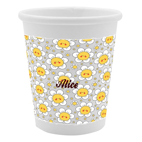 Sun Flower 250ml Paper Cup from UrbanLoad.com Left