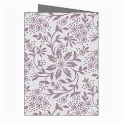 Retro Floral Texture, Beige Floral Retro Background, Vintage Texture Greeting Cards (Pkg of 8) from UrbanLoad.com Right