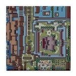 Arcade Game Retro Pattern Tile Coaster