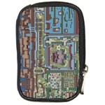 Arcade Game Retro Pattern Compact Camera Leather Case
