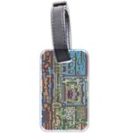 Arcade Game Retro Pattern Luggage Tag (two sides)
