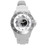 Washing Machines Home Electronic Round Plastic Sport Watch (L)