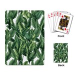 Green banana leaves Playing Cards Single Design (Rectangle)