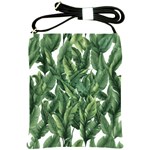 Green banana leaves Shoulder Sling Bag