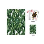 Green banana leaves Playing Cards Single Design (Mini)