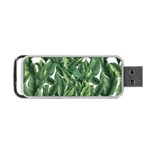 Green banana leaves Portable USB Flash (One Side)