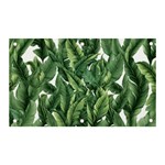 Green banana leaves Banner and Sign 5  x 3 