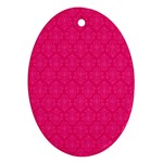 Pink Pattern, Abstract, Background, Bright Ornament (Oval)