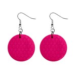 Pink Pattern, Abstract, Background, Bright Mini Button Earrings