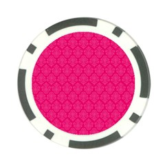 Pink Pattern, Abstract, Background, Bright Poker Chip Card Guard (10 pack) from UrbanLoad.com Back