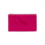 Pink Pattern, Abstract, Background, Bright Cosmetic Bag (Small)