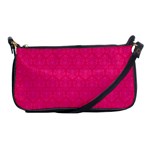 Pink Pattern, Abstract, Background, Bright Shoulder Clutch Bag