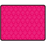 Pink Pattern, Abstract, Background, Bright Two Sides Fleece Blanket (Medium)