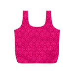 Pink Pattern, Abstract, Background, Bright Full Print Recycle Bag (S)