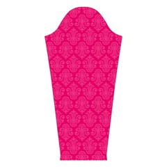 Pink Pattern, Abstract, Background, Bright Long Sleeve Velvet V Left Sleeve