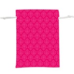 Pink Pattern, Abstract, Background, Bright Lightweight Drawstring Pouch (XL)