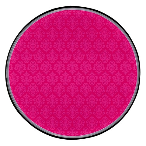 Pink Pattern, Abstract, Background, Bright Wireless Fast Charger(Black) from UrbanLoad.com Front