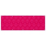 Pink Pattern, Abstract, Background, Bright Banner and Sign 12  x 4 