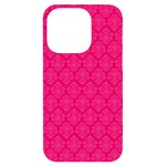 Pink Pattern, Abstract, Background, Bright iPhone 14 Pro Black UV Print Case