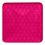 Pink Pattern, Abstract, Background, Bright Square Glass Fridge Magnet (4 pack)