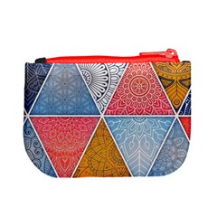 Texture With Triangles Mini Coin Purse from UrbanLoad.com Back