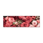 Pink Roses Flowers Love Nature Sticker Bumper (100 pack)