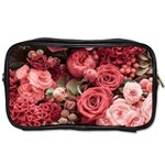 Pink Roses Flowers Love Nature Toiletries Bag (Two Sides)