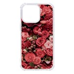 Pink Roses Flowers Love Nature iPhone 13 Pro TPU UV Print Case