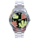 Elements Scribbles Wiggly Line Stainless Steel Analogue Watch