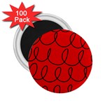 Red Background Wallpaper 2.25  Magnets (100 pack) 