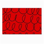 Red Background Wallpaper Postcards 5  x 7  (Pkg of 10)