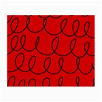 Red Background Wallpaper Small Glasses Cloth