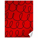 Red Background Wallpaper Canvas 12  x 16 