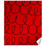 Red Background Wallpaper Canvas 20  x 24 