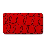 Red Background Wallpaper Medium Bar Mat