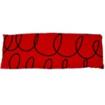 Red Background Wallpaper Body Pillow Case (Dakimakura)