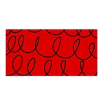 Red Background Wallpaper Satin Wrap 35  x 70 